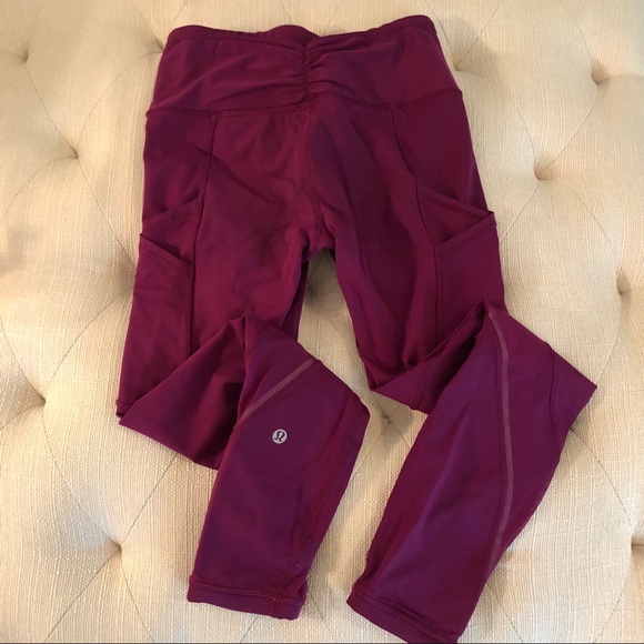 lululemon athletica Pants - lululemon // mesh 7/8 pocket tights